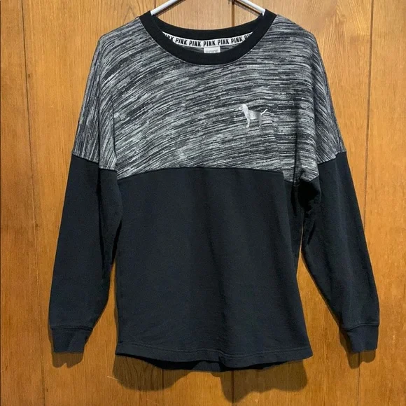 PINK Victoria’s Secret Varsity Crew Sweatshirt HTF - Picture 2 of 8